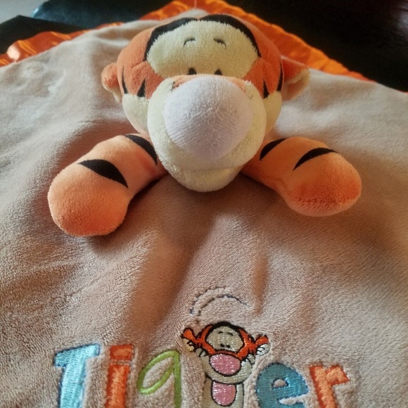 Disney Bedding Baby Tigger Security Blanket Rattle Lovey Poshmark